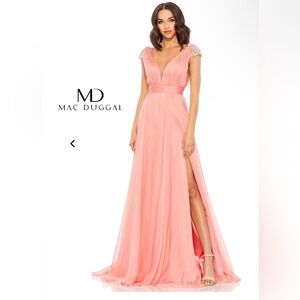 Mac Duggal Coral Maxi Dress Style 67811